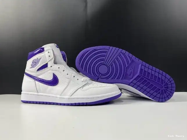 Kicktheory PURPLE AIR CD0461-151 COURT HIGH 1 JORDAN RETRO 0622